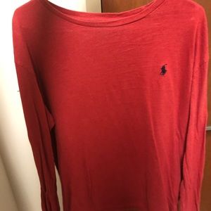 Polo Ralph Lauren long sleeve tee t shirt red